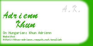 adrienn khun business card